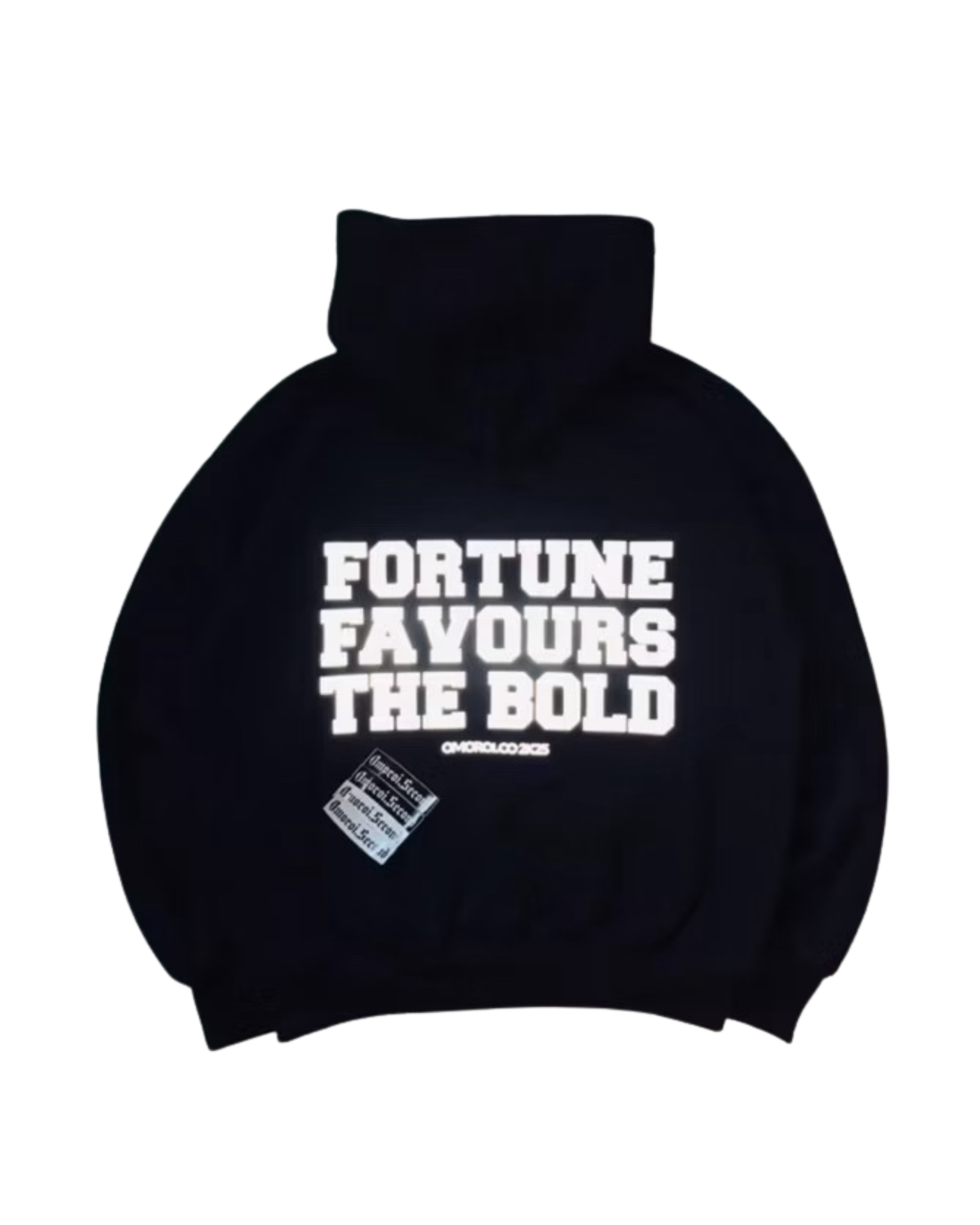 HOODIE BOXY FORTUNE FAVOURS THE BOLD